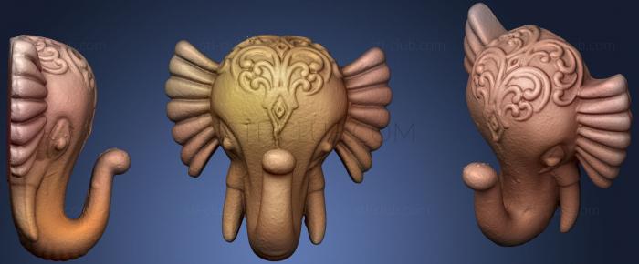 3D модель Слон в индийском стиле (STL)